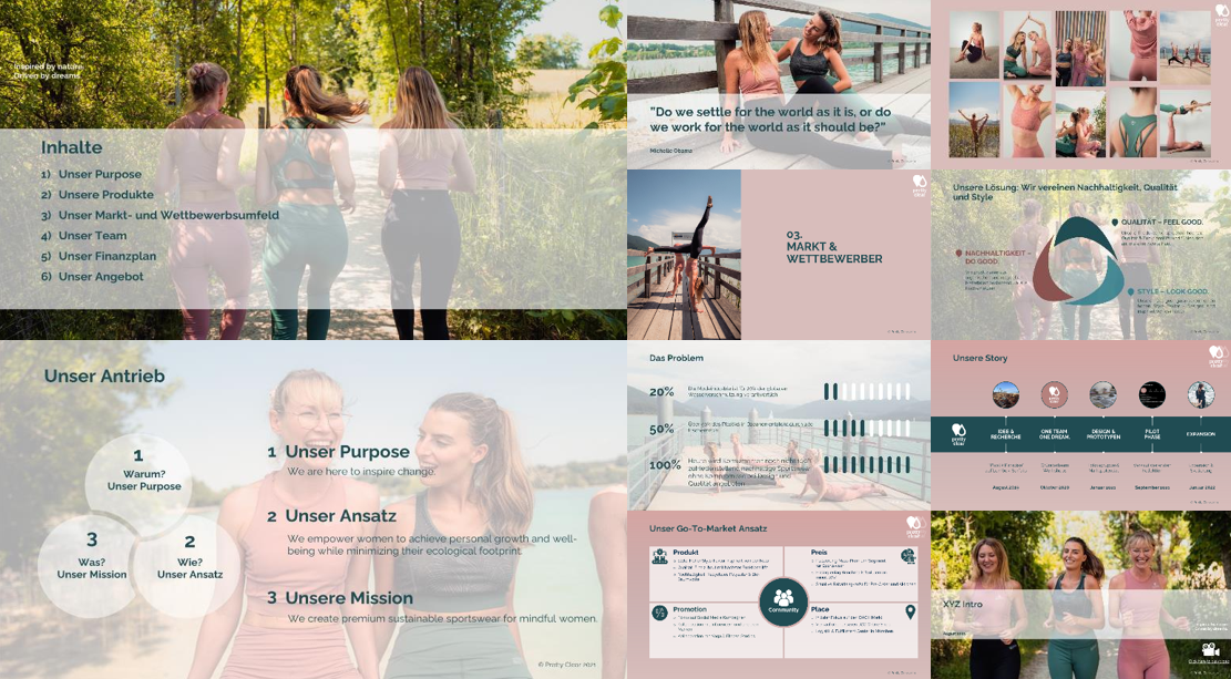 Pitch deck design